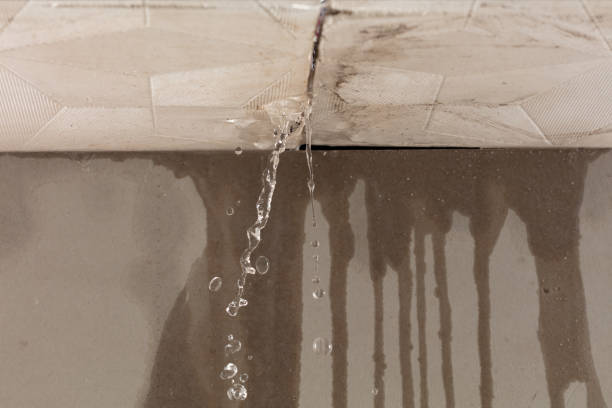 Professional Flood Damage Cleanup technician working in Asbury, NJ